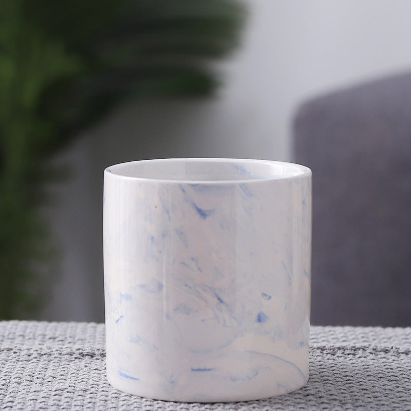 Marbled Ceramic Plant Pot Collection