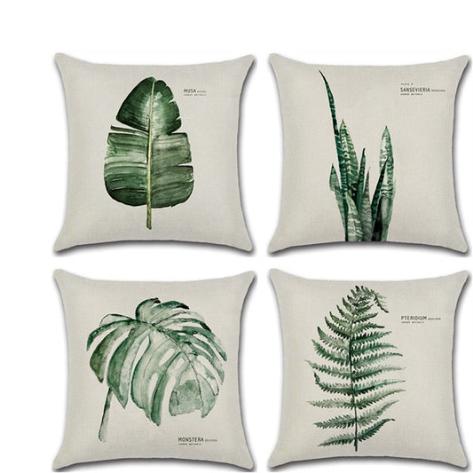 Foliage Flair Cushion Cover