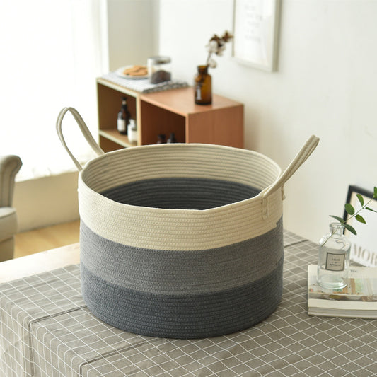 Tote & Stow Large Cotton Rope Basket