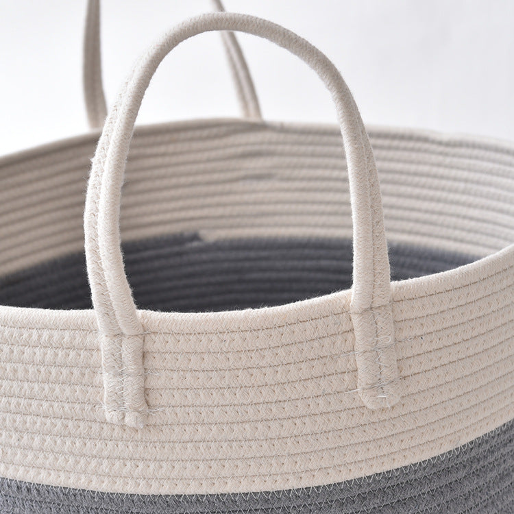 Tote & Stow Large Cotton Rope Basket