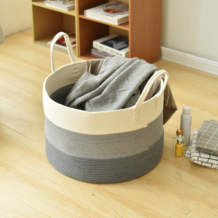 Tote & Stow Large Cotton Rope Basket