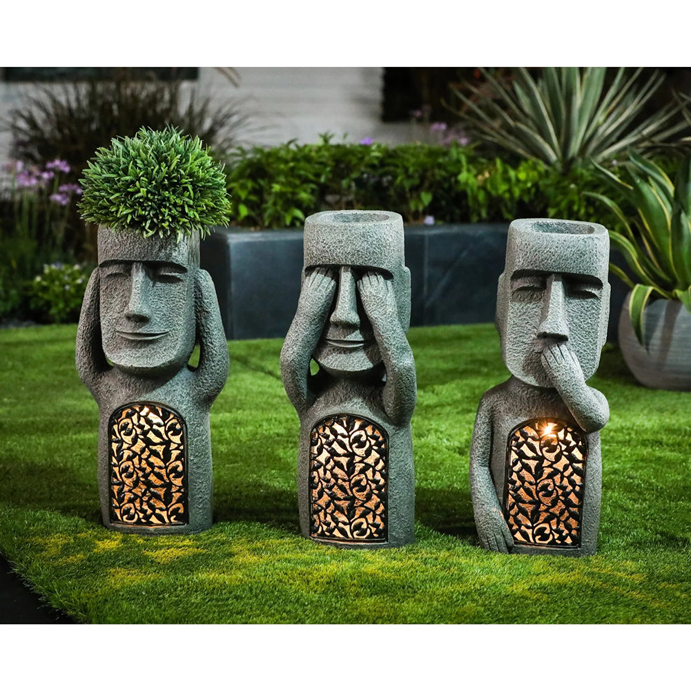 Moai Garden Guardians