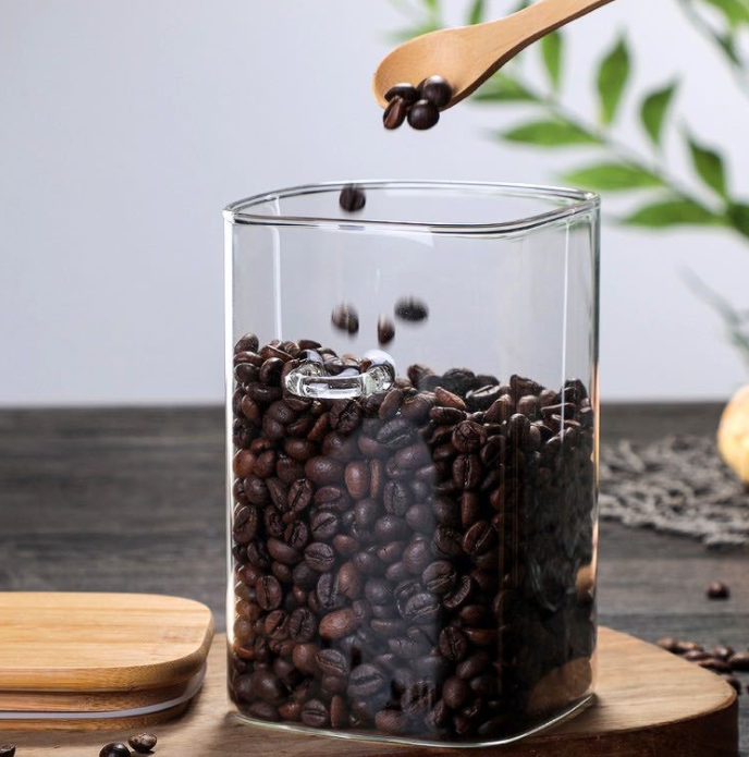 Zen Pantry Square Glass Storage Canisters