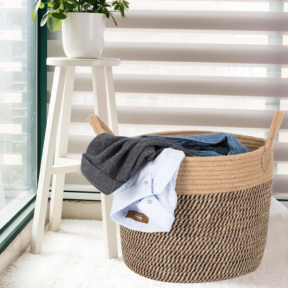 Natural Haven Hemp Rope Laundry Basket