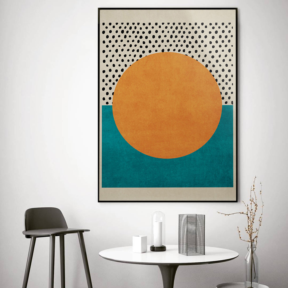 Mid-Century Modern Abstract Art Print