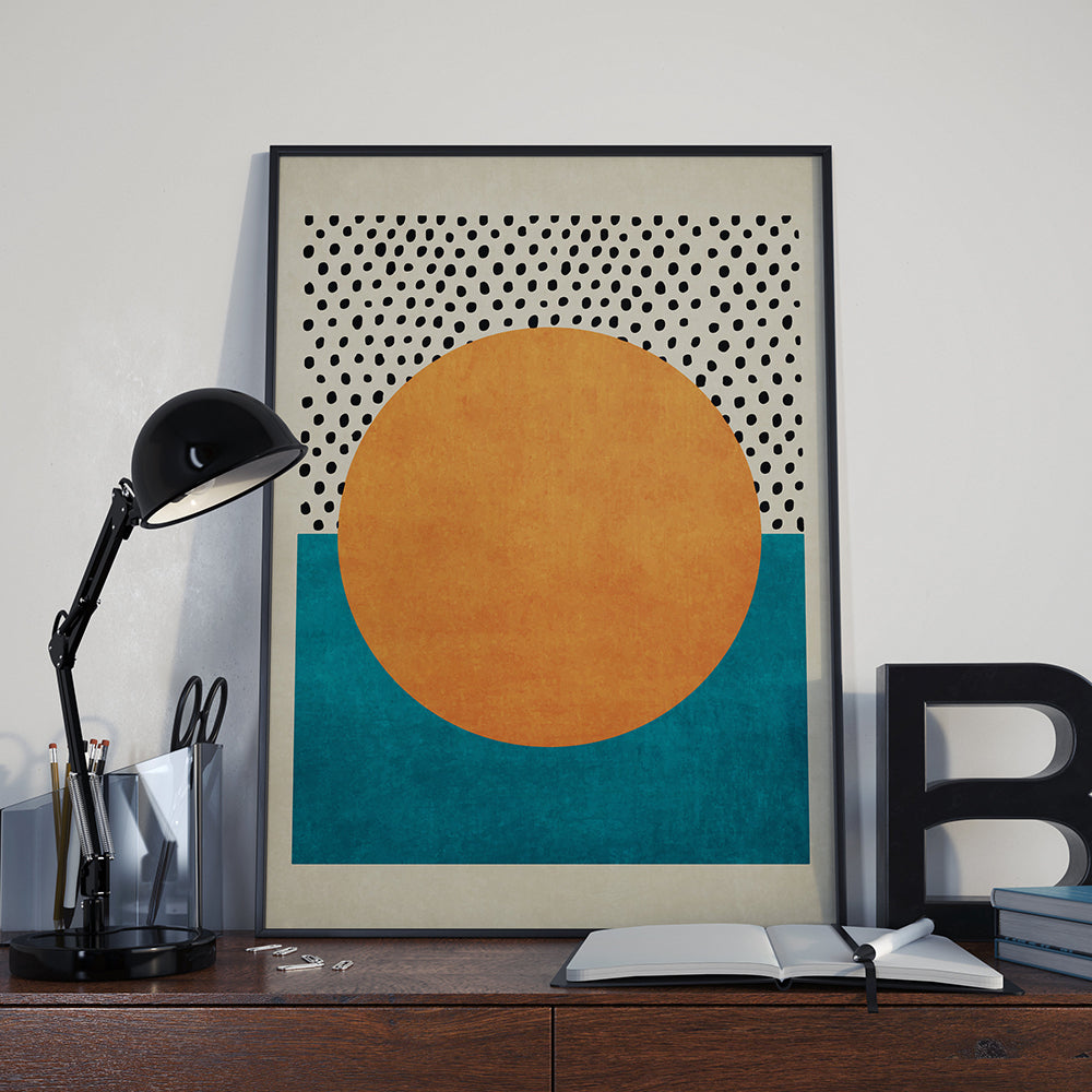 Mid-Century Modern Abstract Art Print