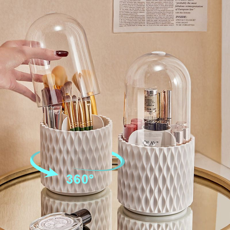 Crystal Clear 360° Rotating Makeup Organiser