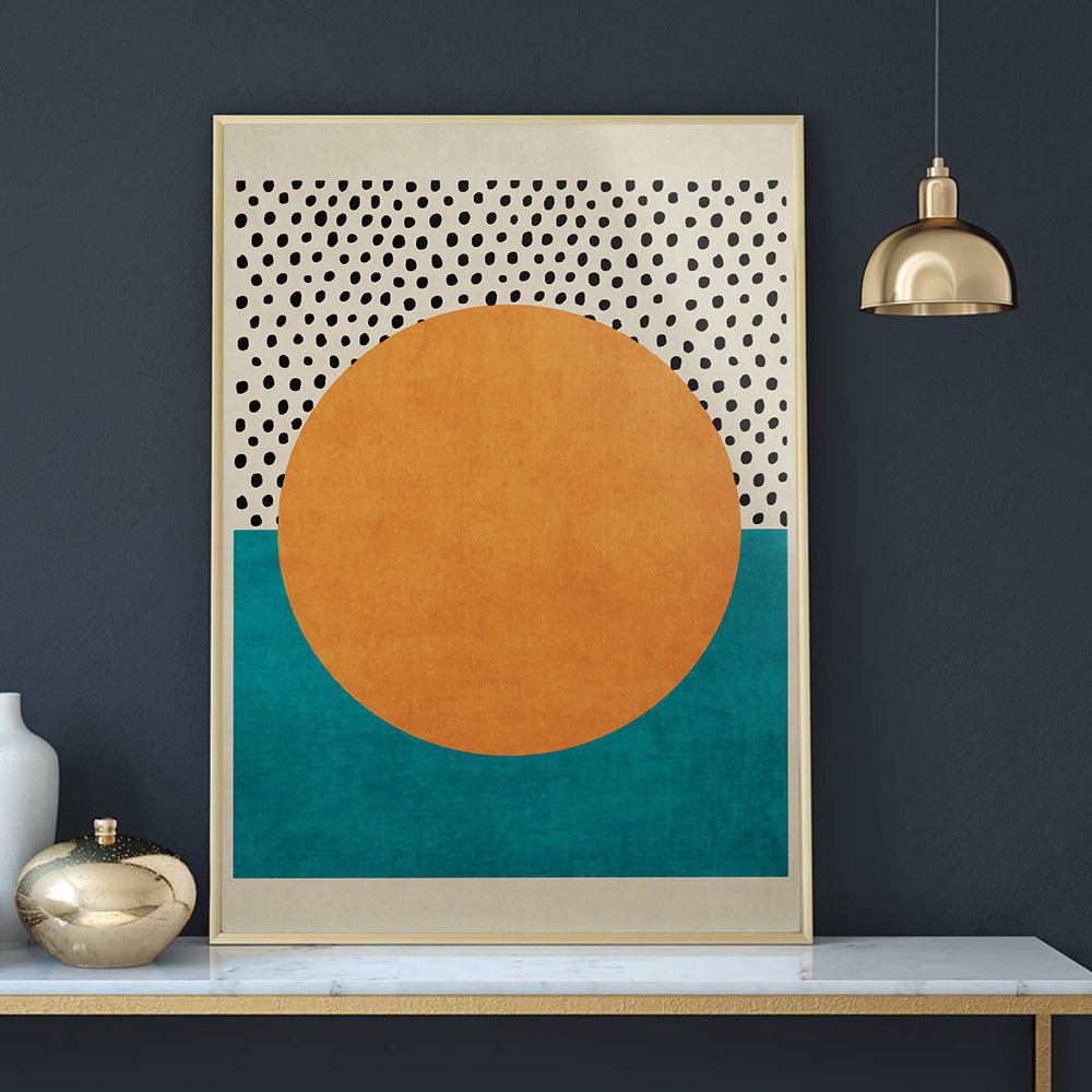 Mid-Century Modern Abstract Art Print