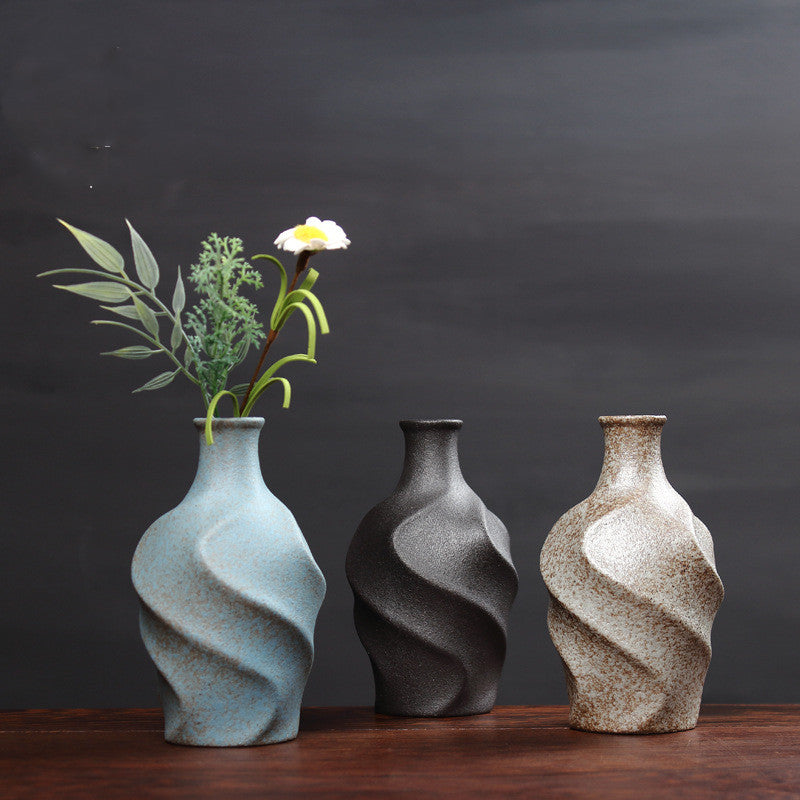 Textured Touch Ceramic Vase