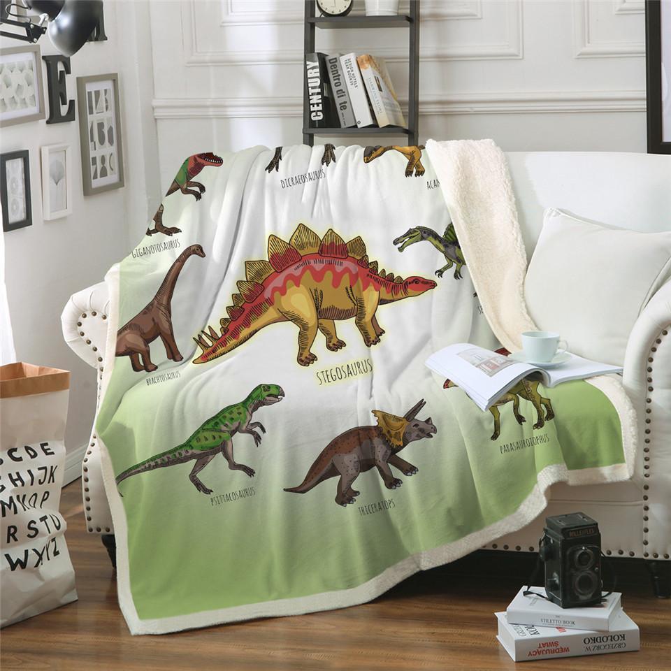 Dino Dreams Glow Blanket