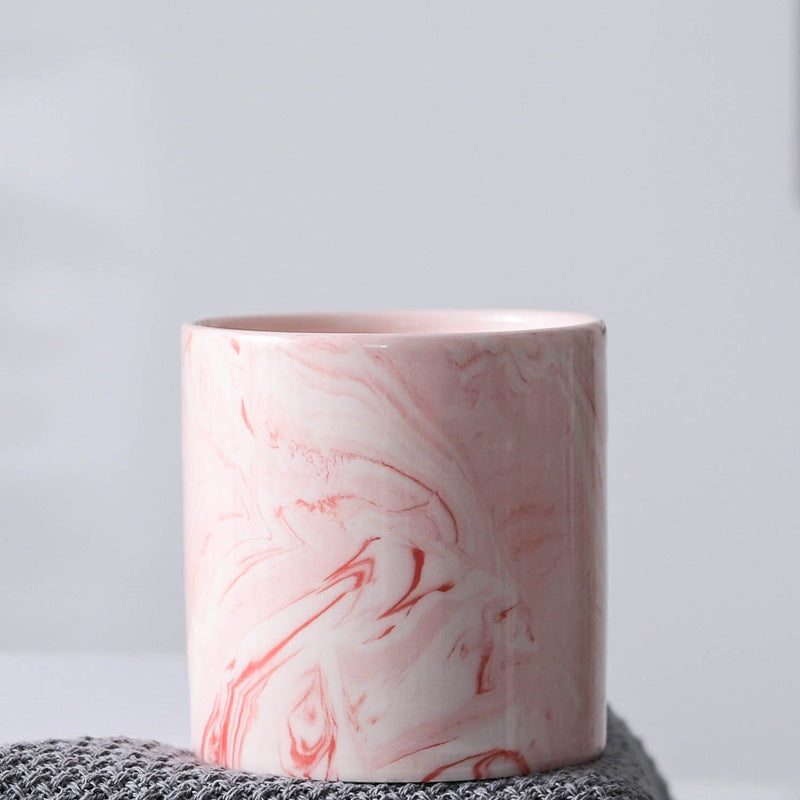 Marbled Ceramic Plant Pot Collection