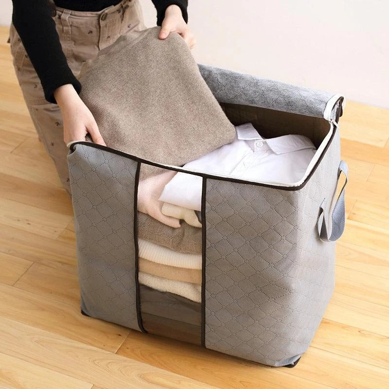 Storage Bag for Quilts, Clothes & More