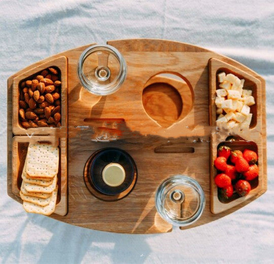 All-in-One Wine & Picnic Tray