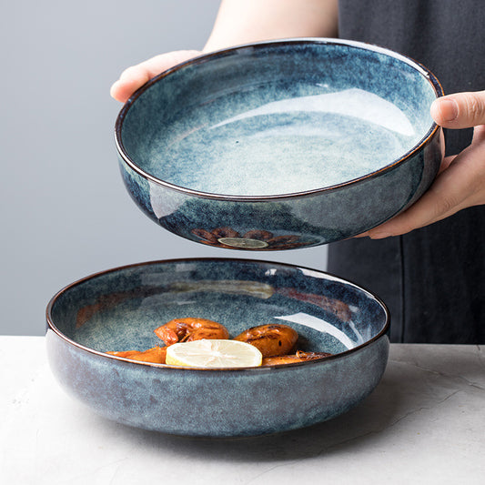 Retro-Inspired Ceramic Bowl Set