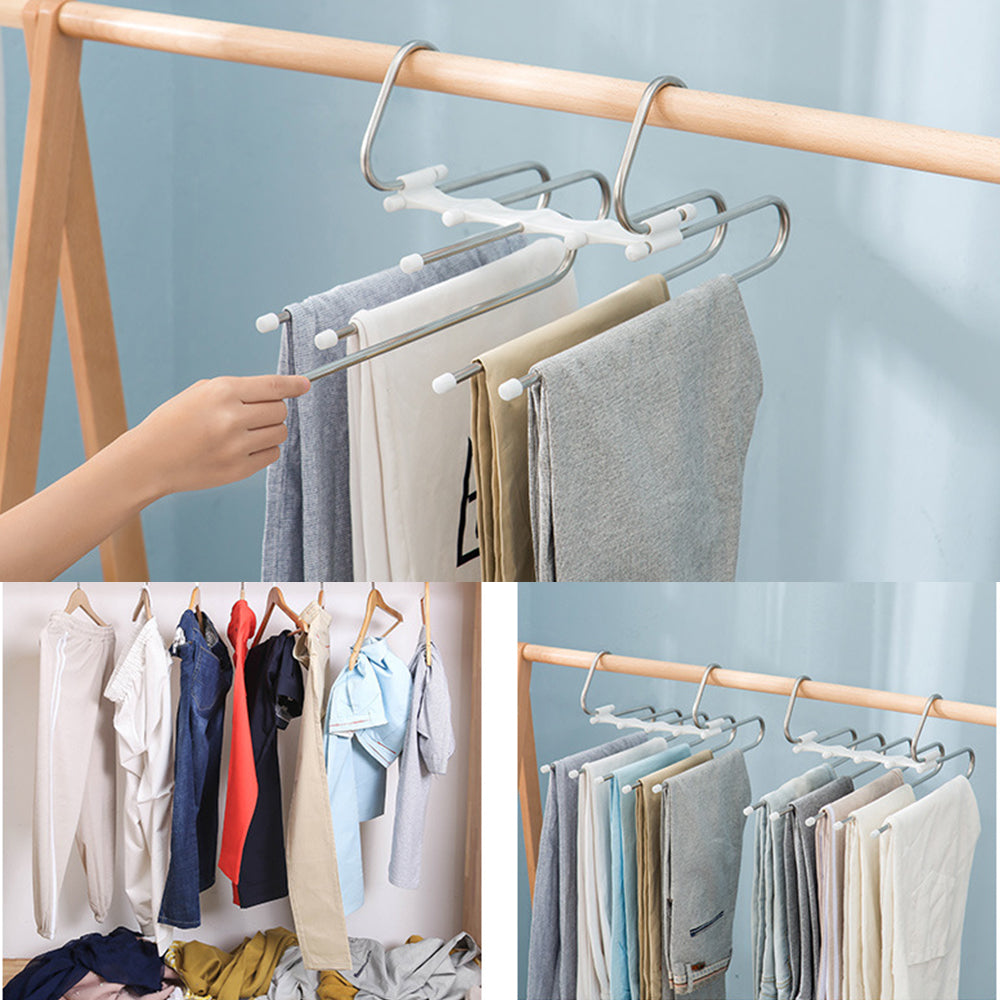 Space-Saving 5-in-1 Multifunctional Hanger