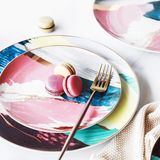 Watercolour Washes Porcelain Dinnerware Collection