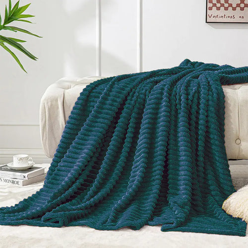 Ultra-Soft Silk Flannel Blanket for All Seasons
