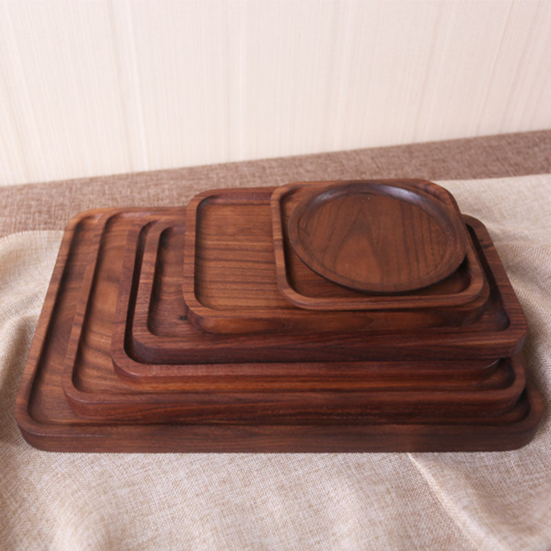 Japanese-Inspired Walnut Serving Trays