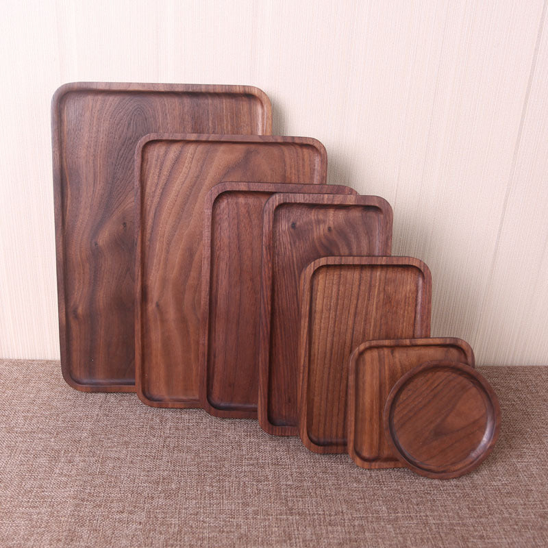 Japanese-Inspired Walnut Serving Trays