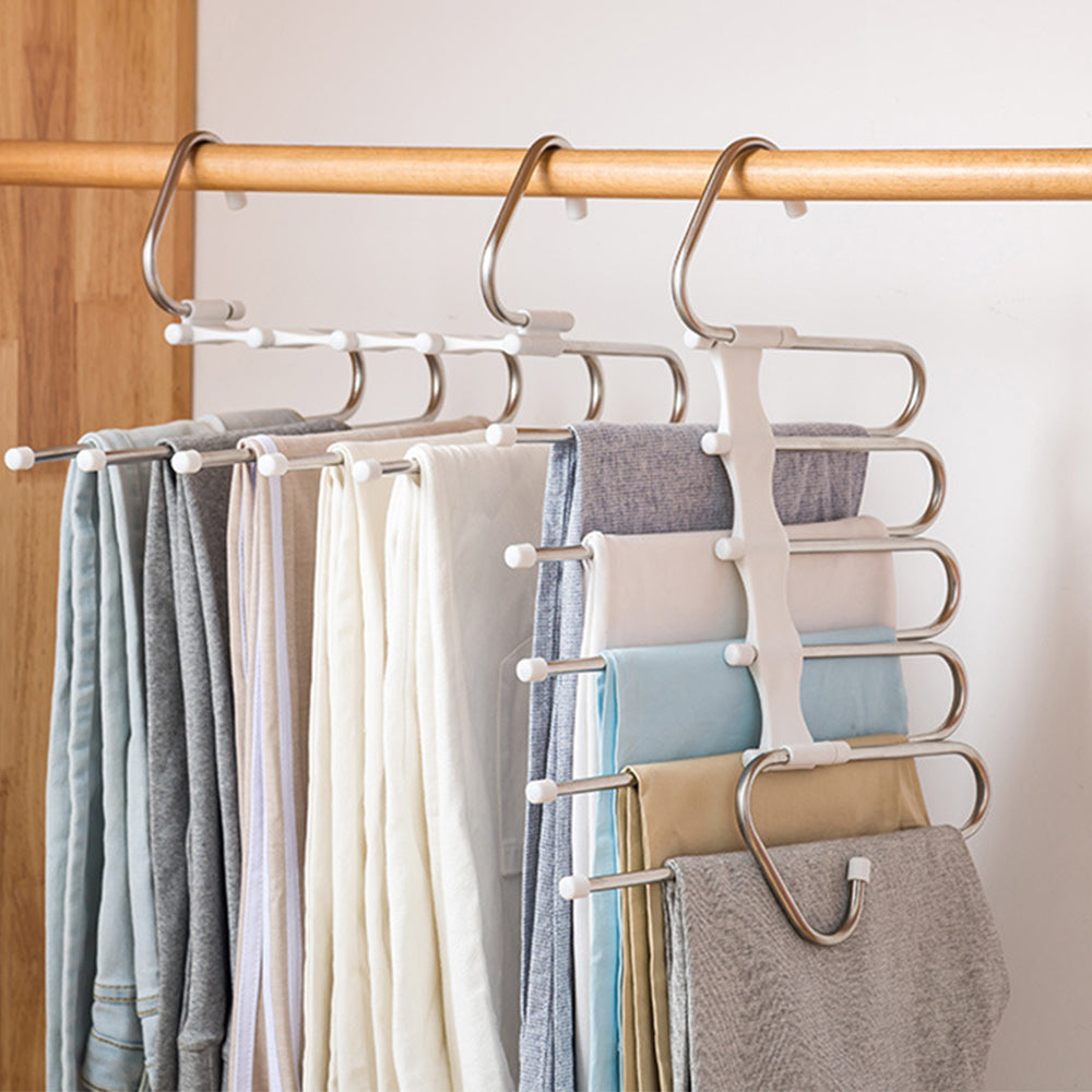 Space-Saving 5-in-1 Multifunctional Hanger