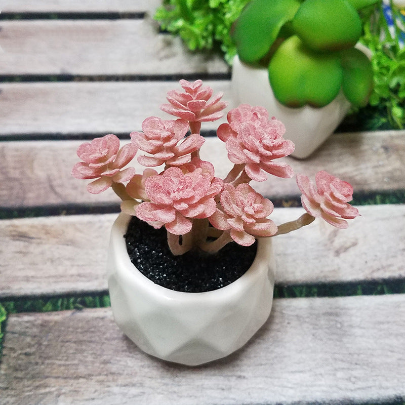 Lifelike Faux Succulents