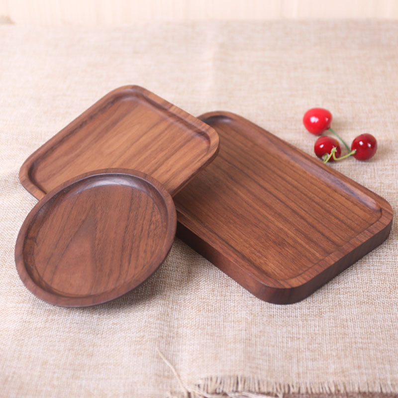 Japanese-Inspired Walnut Serving Trays