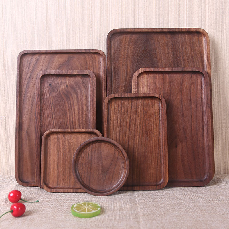 Japanese-Inspired Walnut Serving Trays